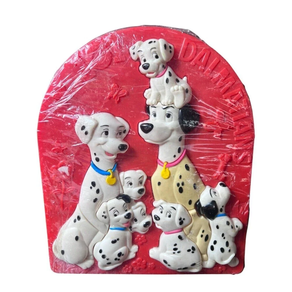 Vintage 1993 Disney 101 Dalmatians 3D Puzzle – Perdita & Pongo Mattel Dogs